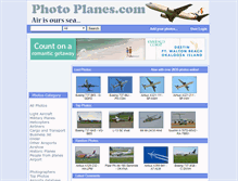 Tablet Screenshot of photo-planes.com
